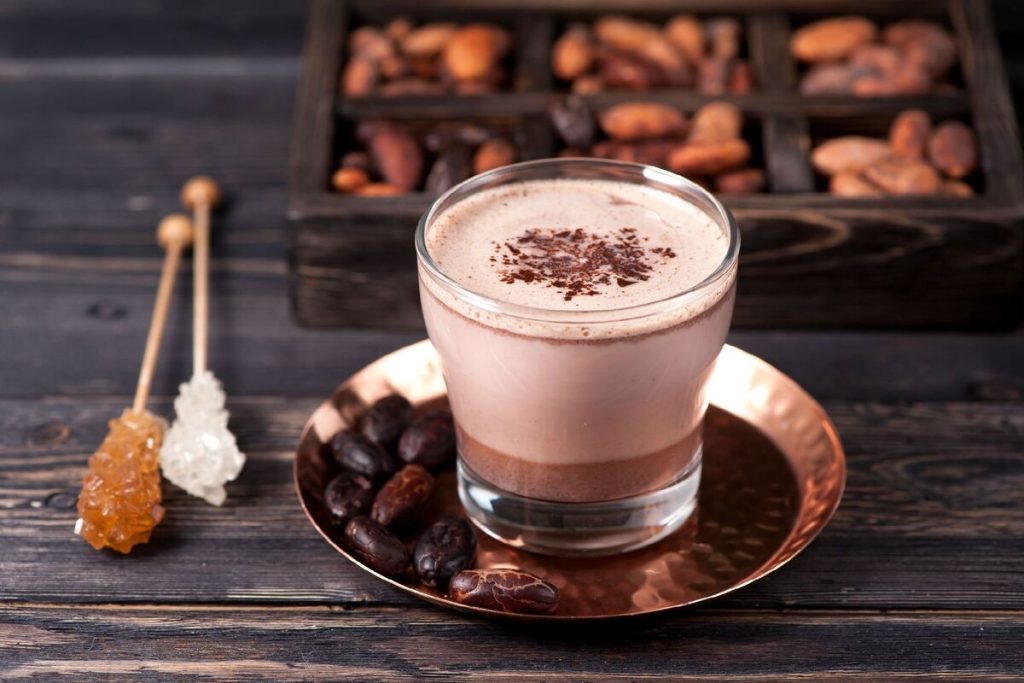 cacao drinken in plaats van koffie