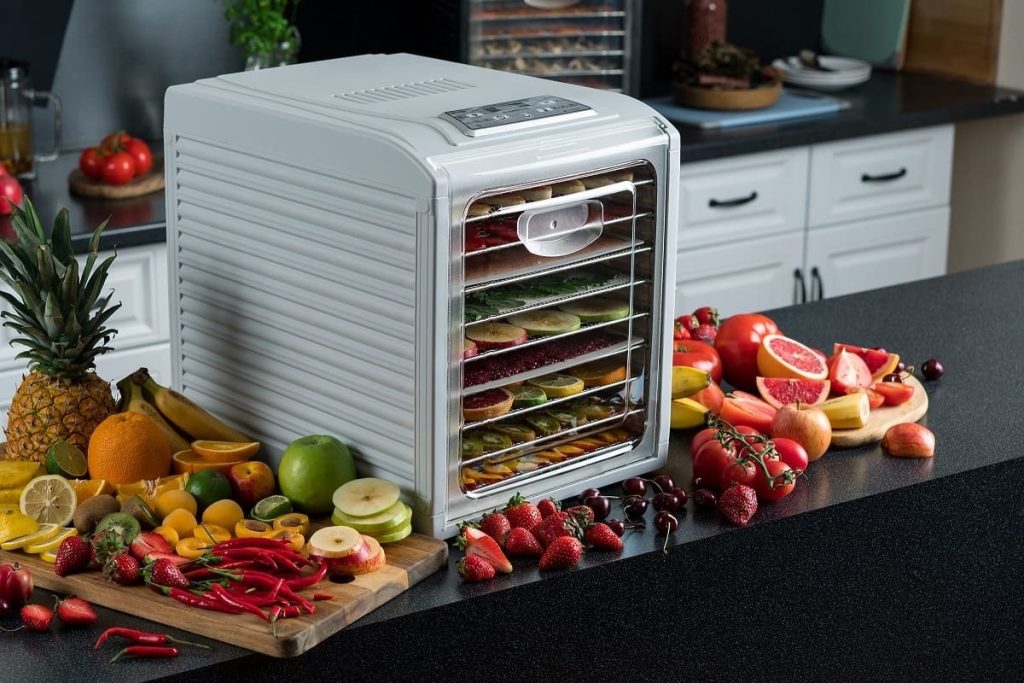 droger voor het bereiden van gevriesdroogd fruit en groenten