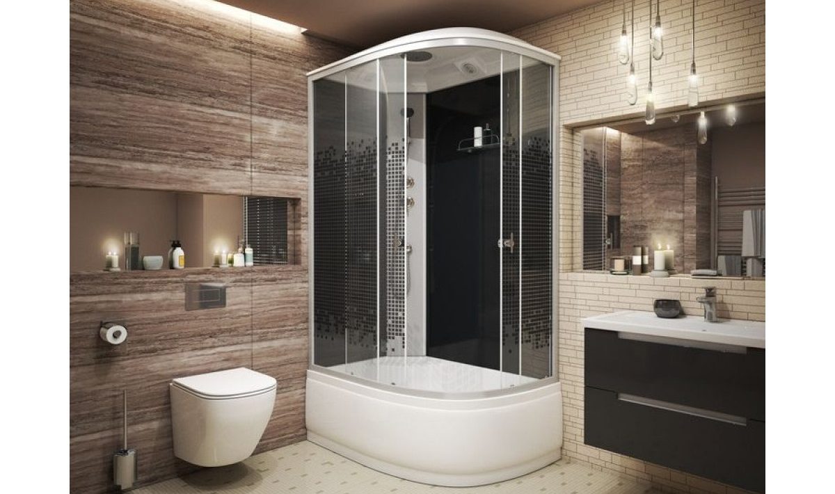 douchecabine met bodem