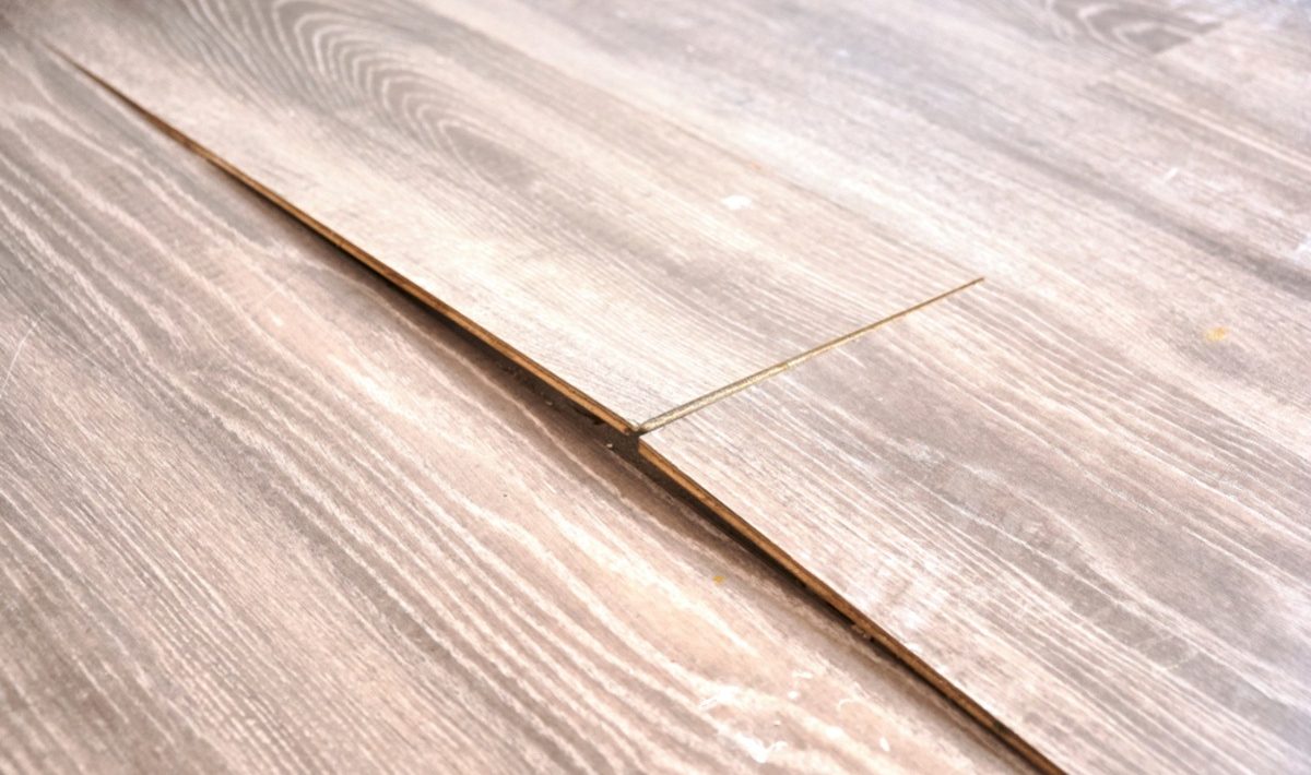 laminaatpanelen zijn opgezwollen